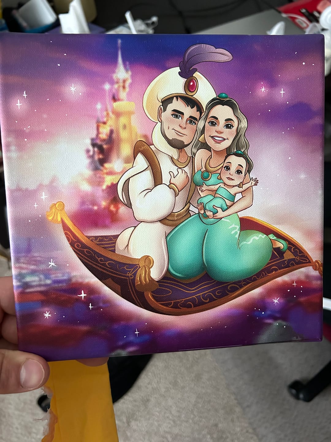 Customer photo review of Disnefied Custom Portrait