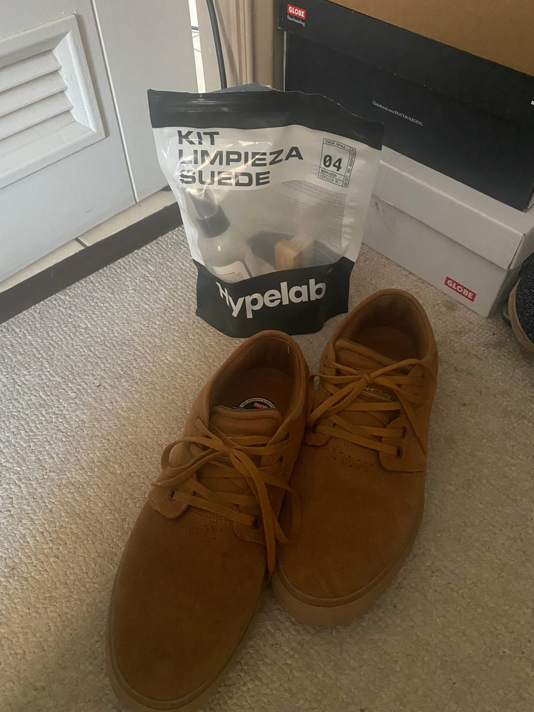 Customer photo review of Kit de limpieza suede