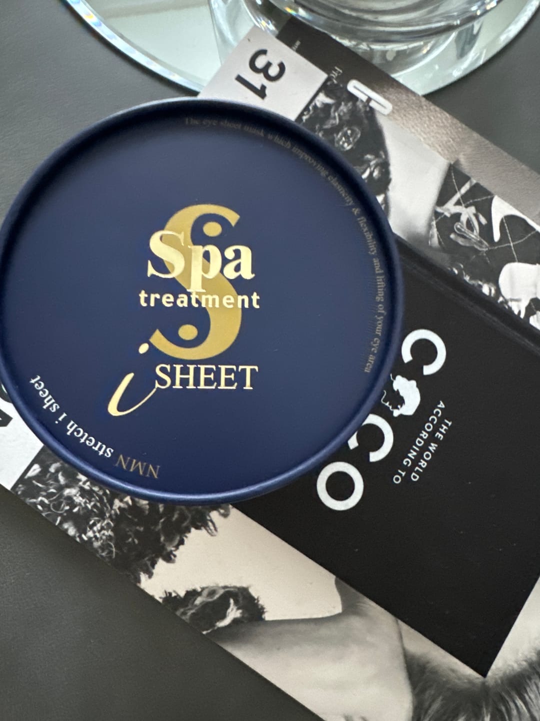 Customer photo review of Spa Treatment iSheet NMN Complex Eye Mask