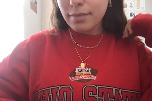 Customer photo review of Vintage Chai Necklace