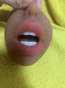 Customer photo review of Masturbateur Réaliste Bouche & Vagin & Anus Calandra