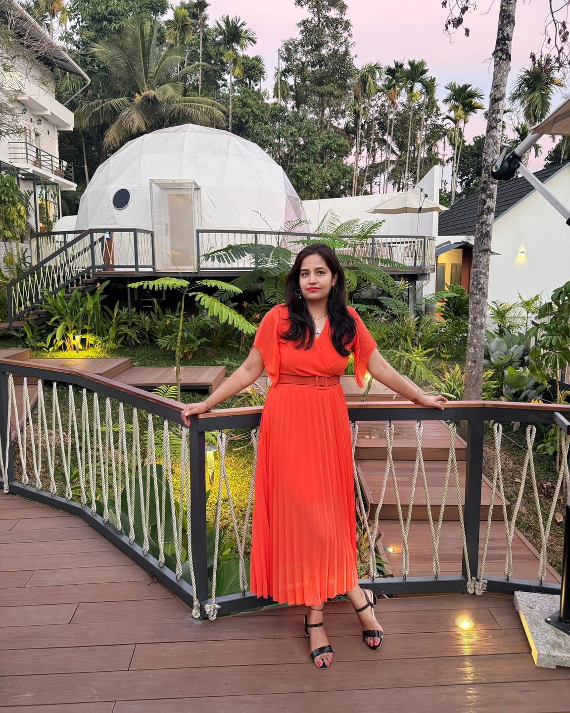 Customer photo review of Parota Statement Dress