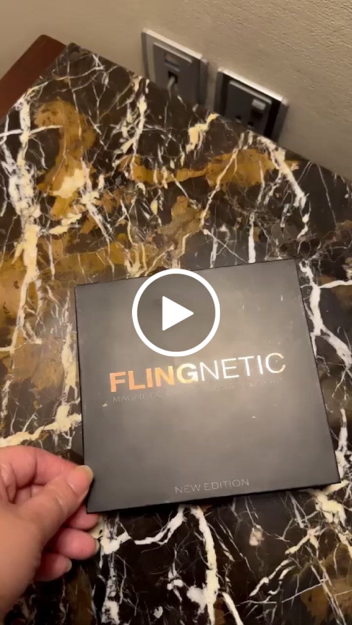 Customer video review of FLINGNETIC MAGNETIC EYE LINER & LASHES KIT (12 Magnets - NEW EDITION)