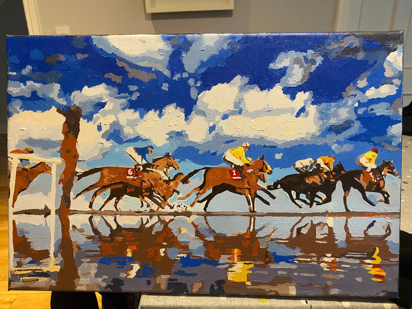 Customer photo review of Custom Paint By Numbers Kit | Just Upload Your Photo!