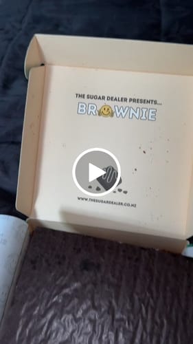 Customer video review of Custom message dick brownie
