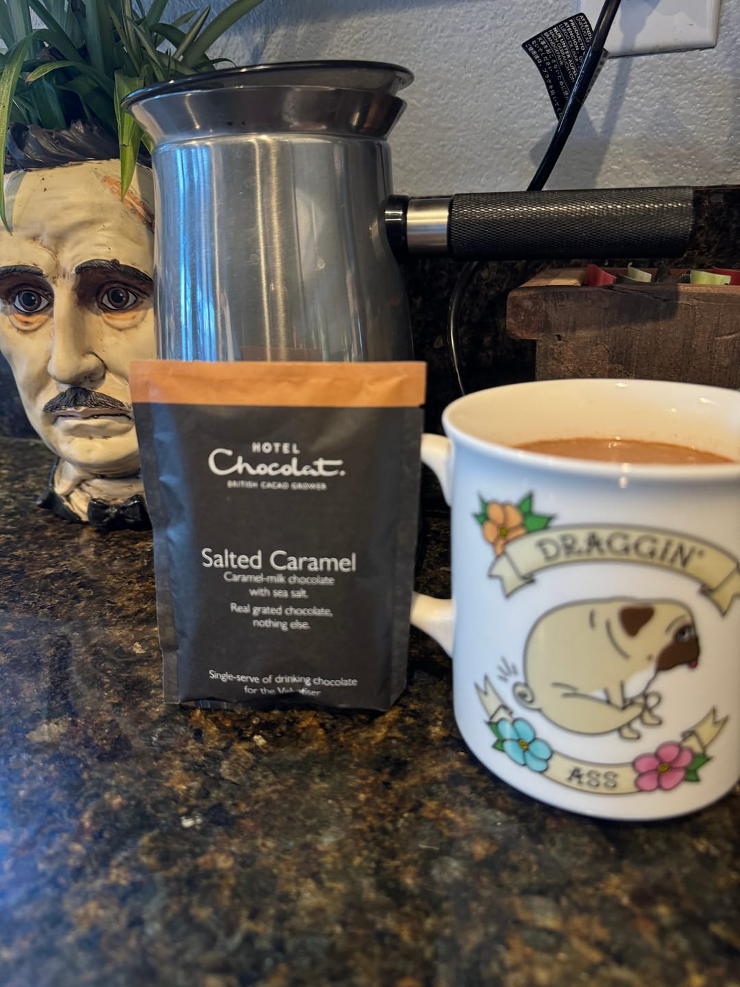 Customer photo review of Salted Caramel Hot Chocolate Flakes