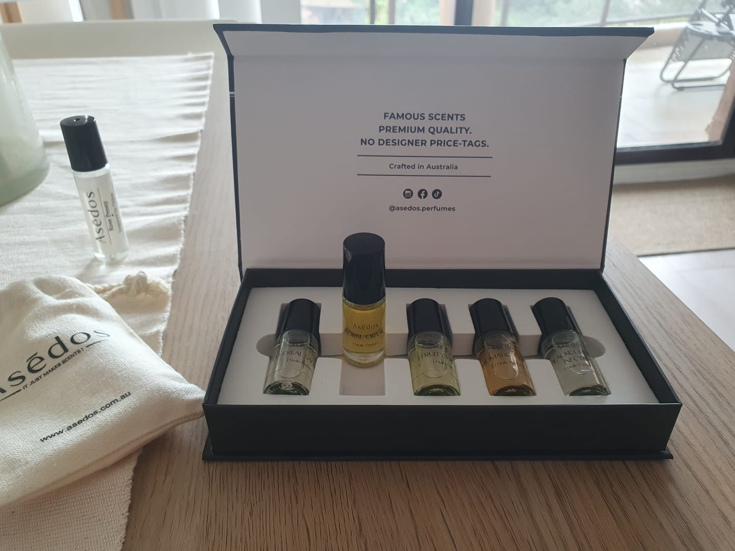 Customer photo review of Asēdos Perfume Oil Set - Her Collection