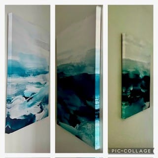 Customer photo review of Across The Sea, Abstract Art Trio