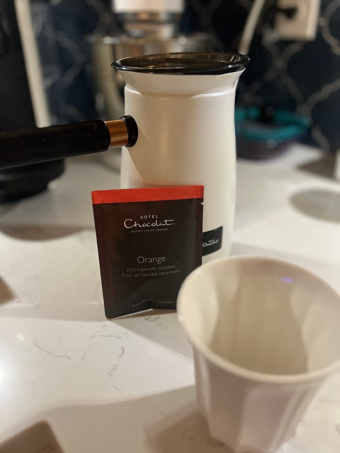 Customer photo review of Orange Supermilk Hot Chocolate Flakes