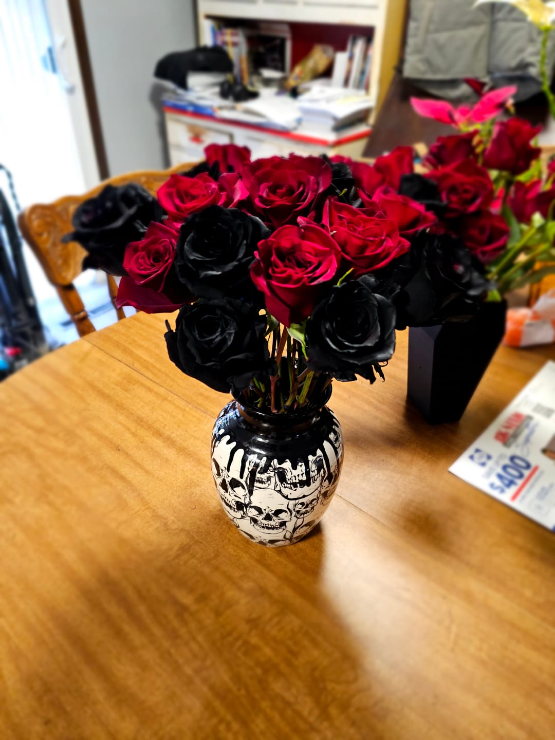 Customer photo review of Black Baccara Red Rose