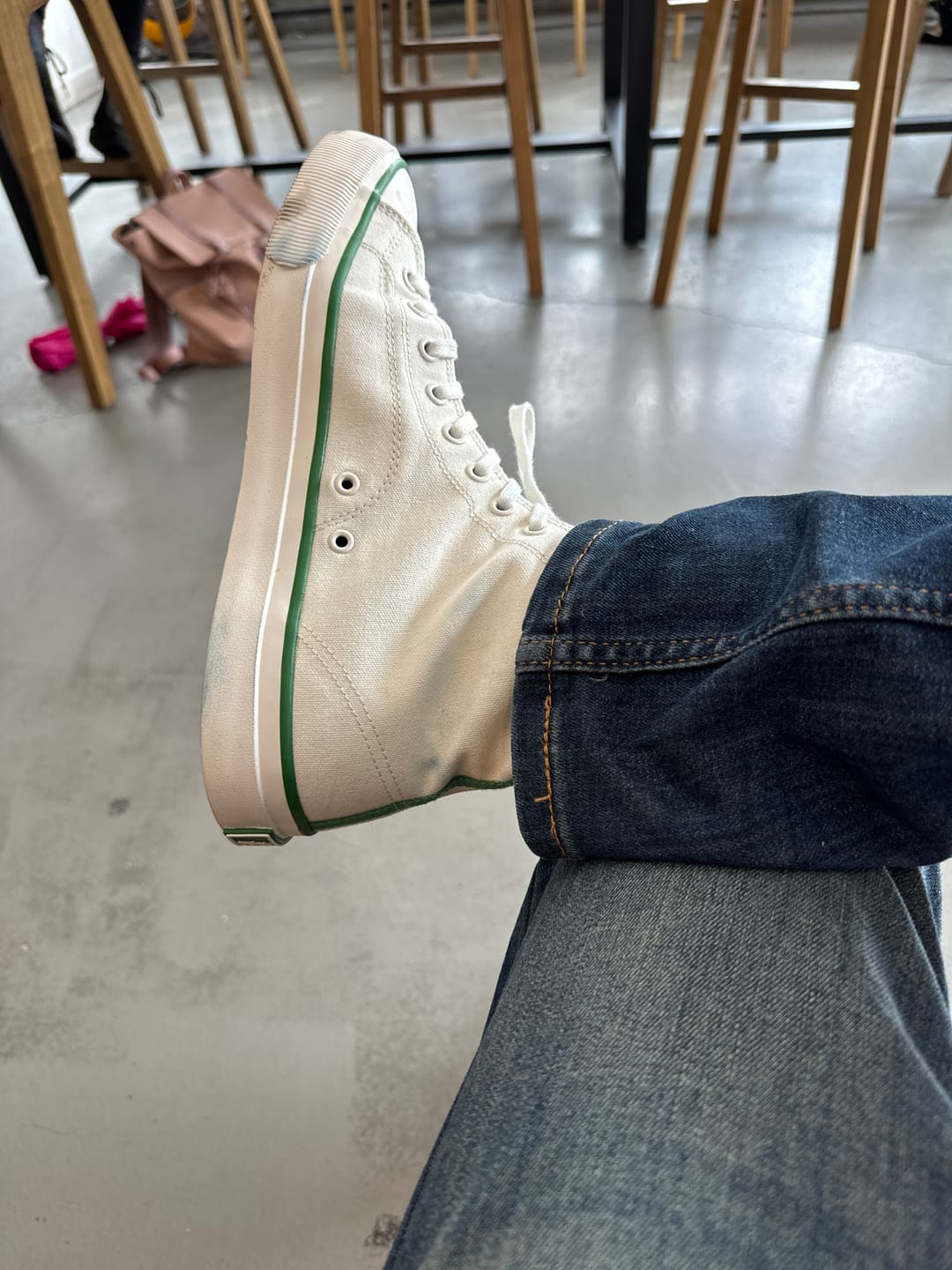 Customer photo review of Bob Cousy All American Hi Top | Unisex Canvas Sneaker