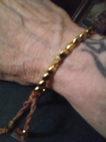 Customer photo review of Tibetan Bracelet of Fortune