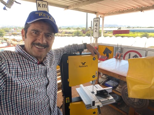 Customer photo review of Sierra Cinta Banda Sin Fin De Banco 10 Pulgadas Para Madera