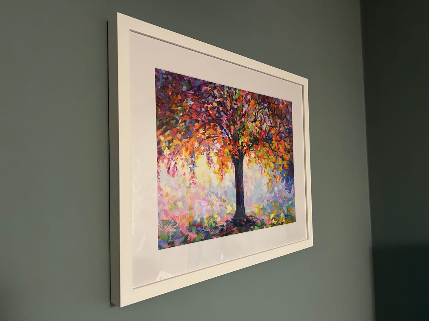 Customer photo review of Tree Of Happiness Framed Art Print