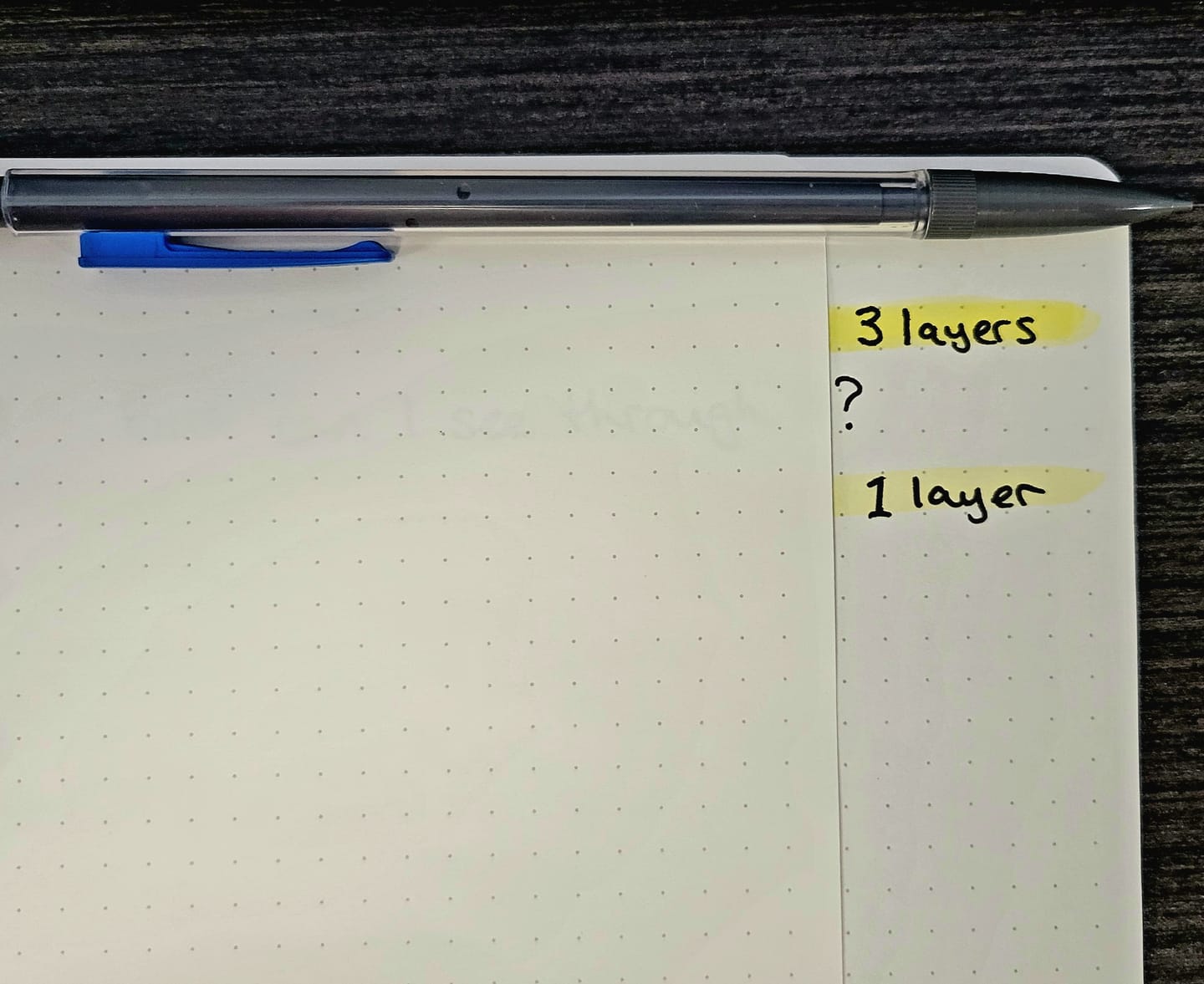 Customer photo review of Planner Inserts - Dot grid