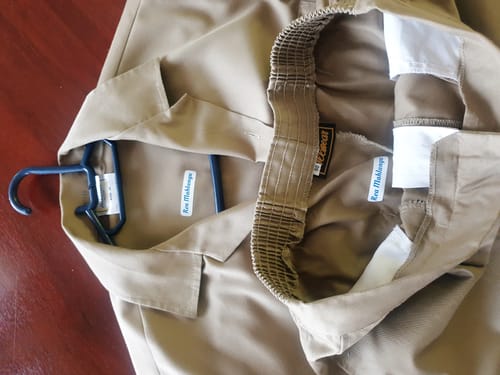 Customer photo review of Iron on Clothing Labels