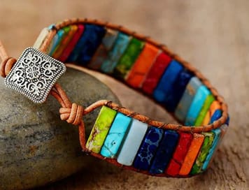 Customer photo review of 7 Chakras Balance Bracelet (Stone)