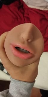 Customer photo review of Masturbateur Réaliste Bouche & Vagin & Anus Calandra