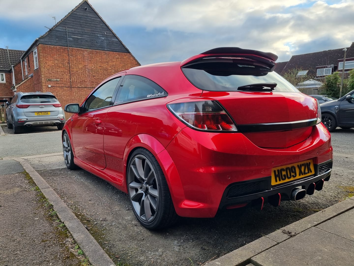 Customer photo review of High Glossy Paint Black Vinyl Wrap