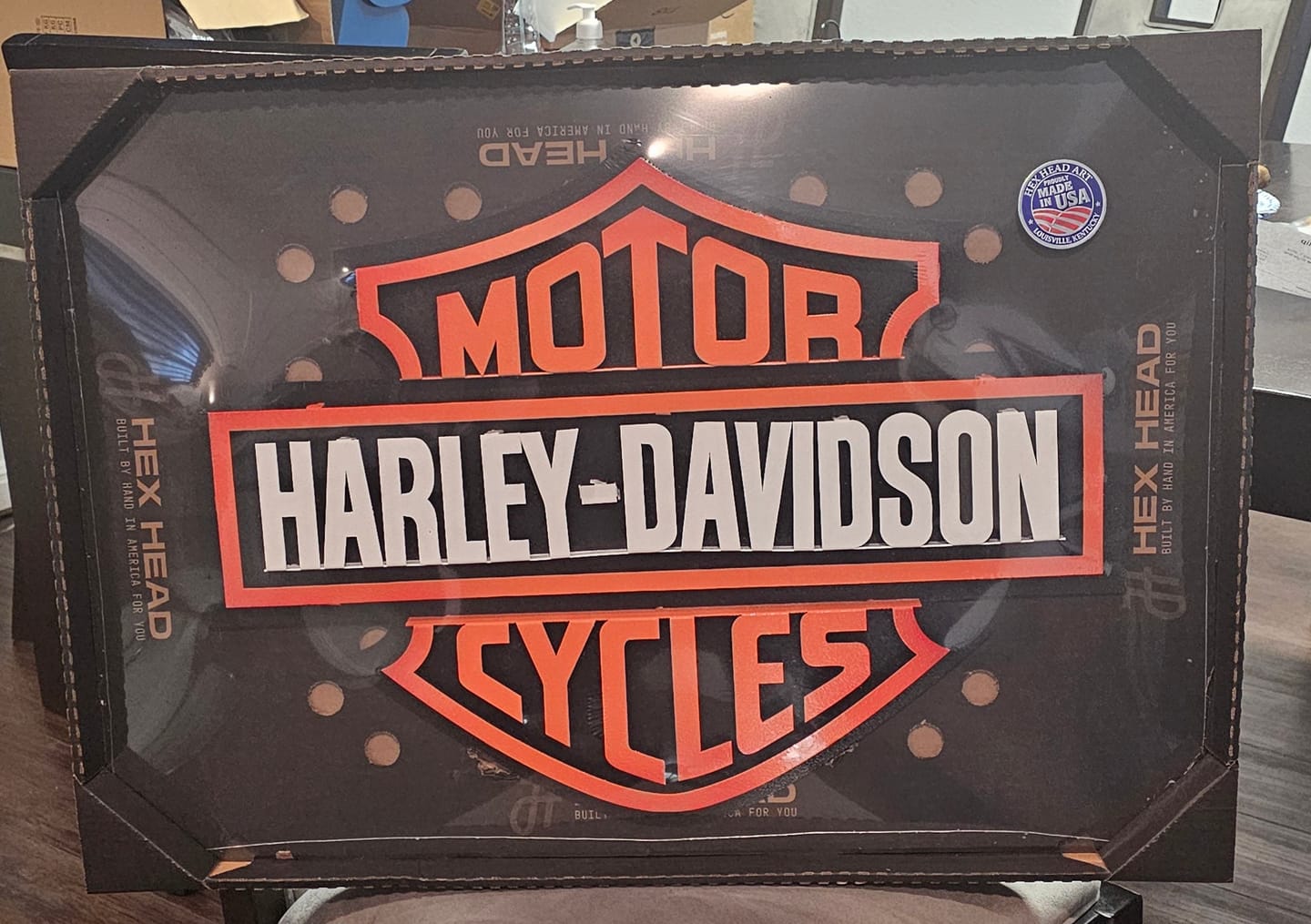 Customer photo review of Harley Davidson Shield