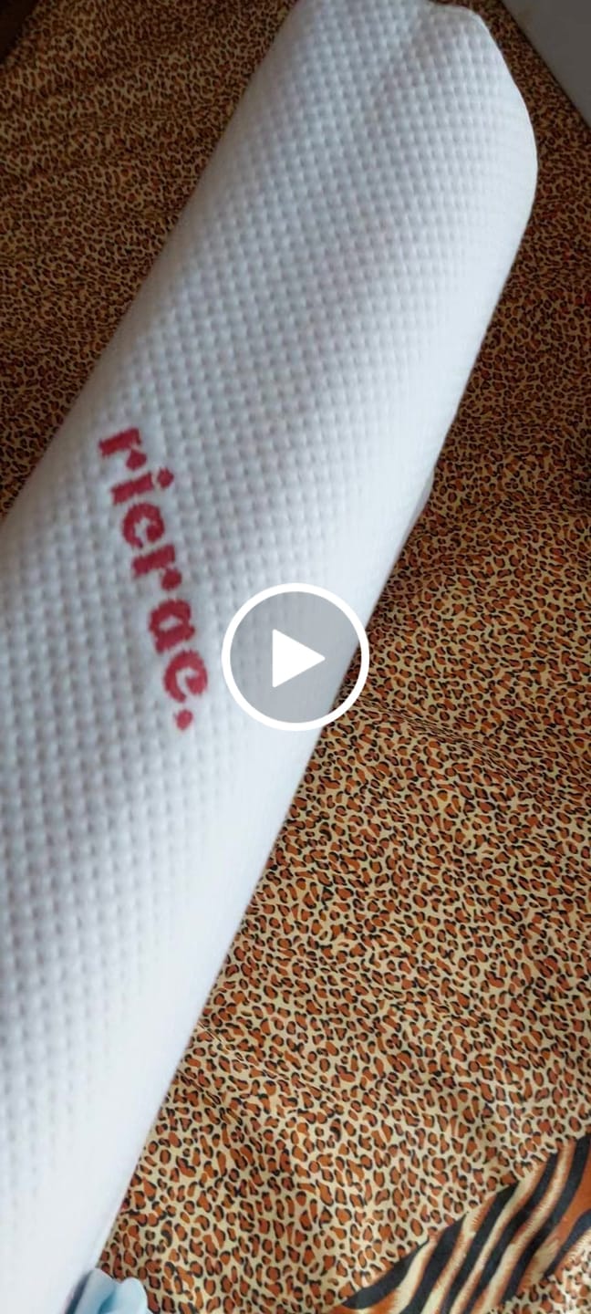 Customer video review of Wavy Memory Foam Pillow