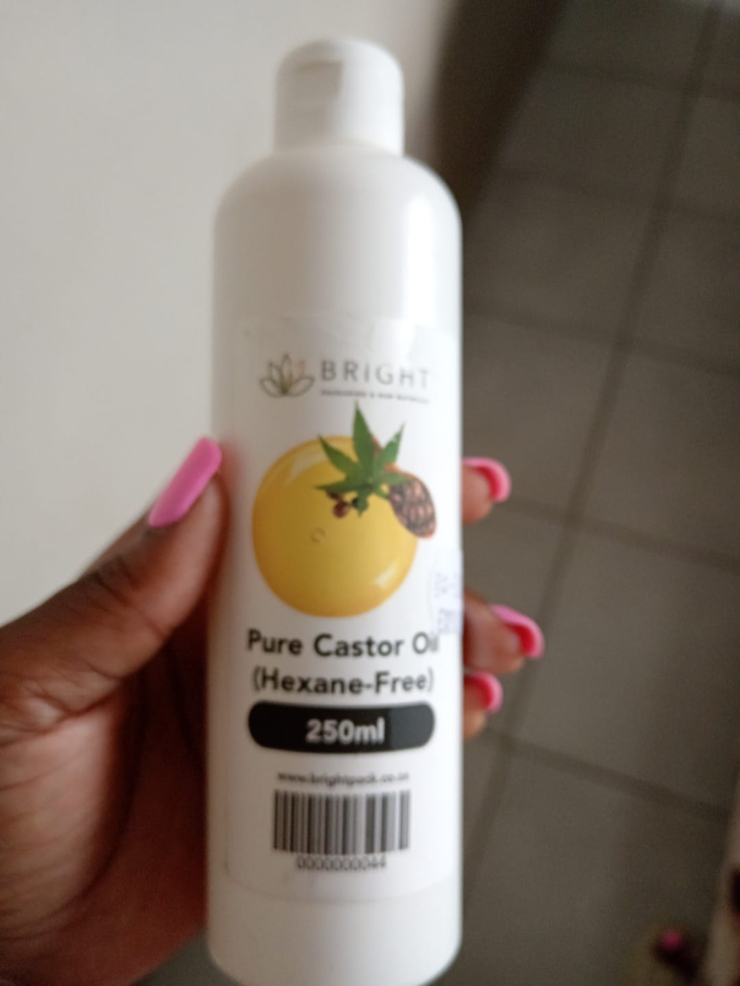 Customer photo review of Pure Castor Oil (Hexane-Free) - Cold-Pressed