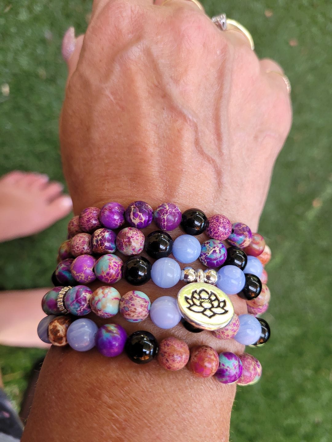 Customer photo review of Lilia Jaspis - Mala Kette