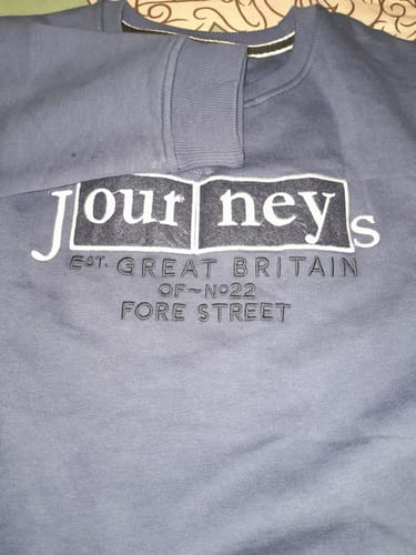 Customer photo review of Premium Quality Embroidered Fleece Black Sweatshirt For Kids