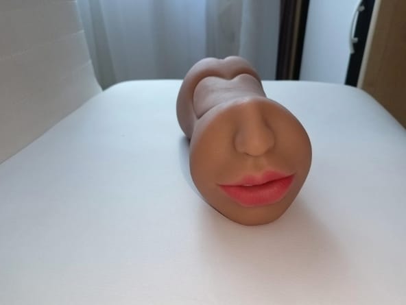 Customer photo review of Masturbateur Réaliste Bouche & Vagin & Anus Calandra