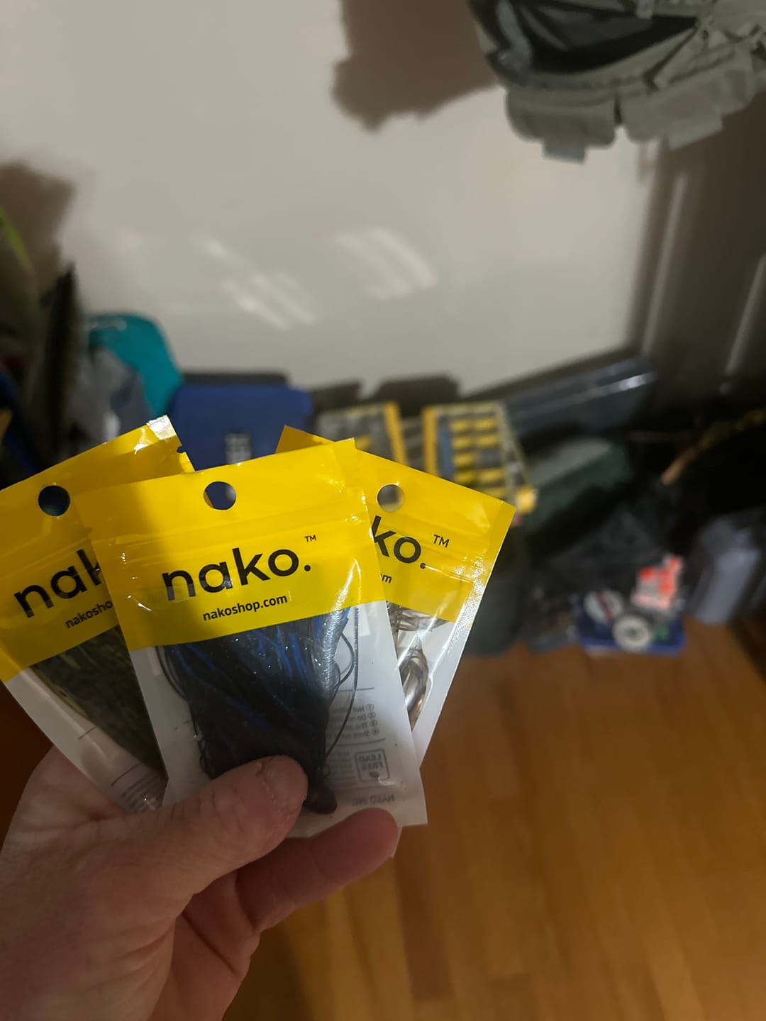 Customer photo review of 97% Purity Tungsten Skirted Punch Weights 3 Colors | 3 Piece | Bulk Pack