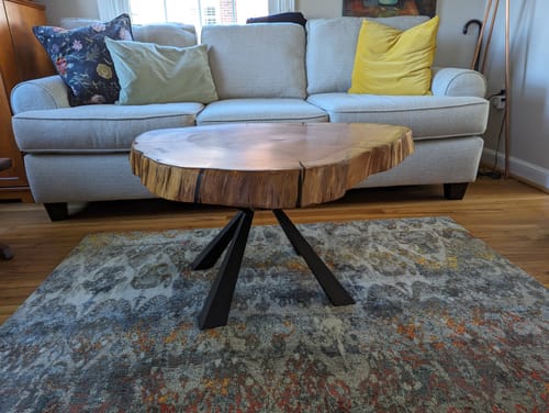 Customer photo review of Metal Bench Legs - 125 Kheops - 16H inch