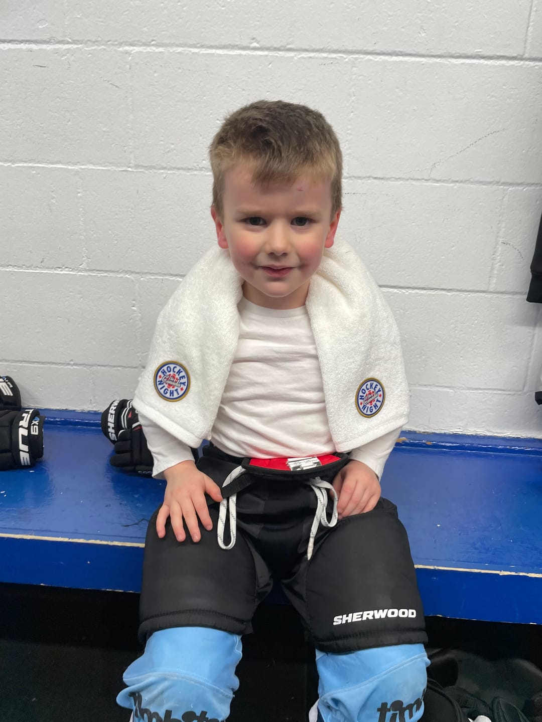 Customer photo review of Hockey Night In Canada Iron On Patches