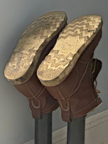 Customer photo review of 6 Inch Moc Steel Toe Boot