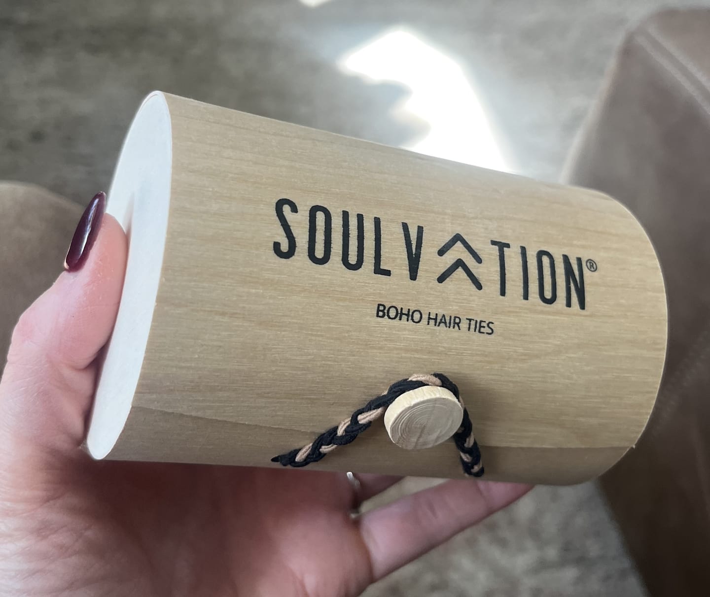 Customer photo review of Boho Hair Tie Case