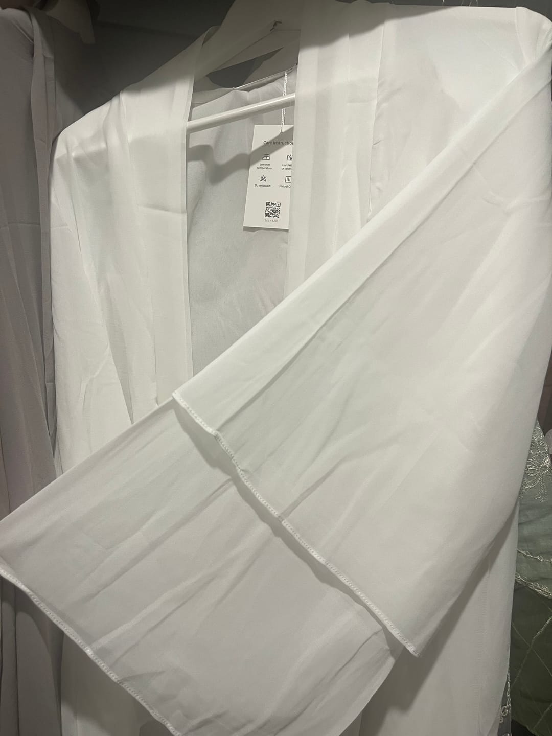 Customer photo review of Aisha Abaya + Hijab - White