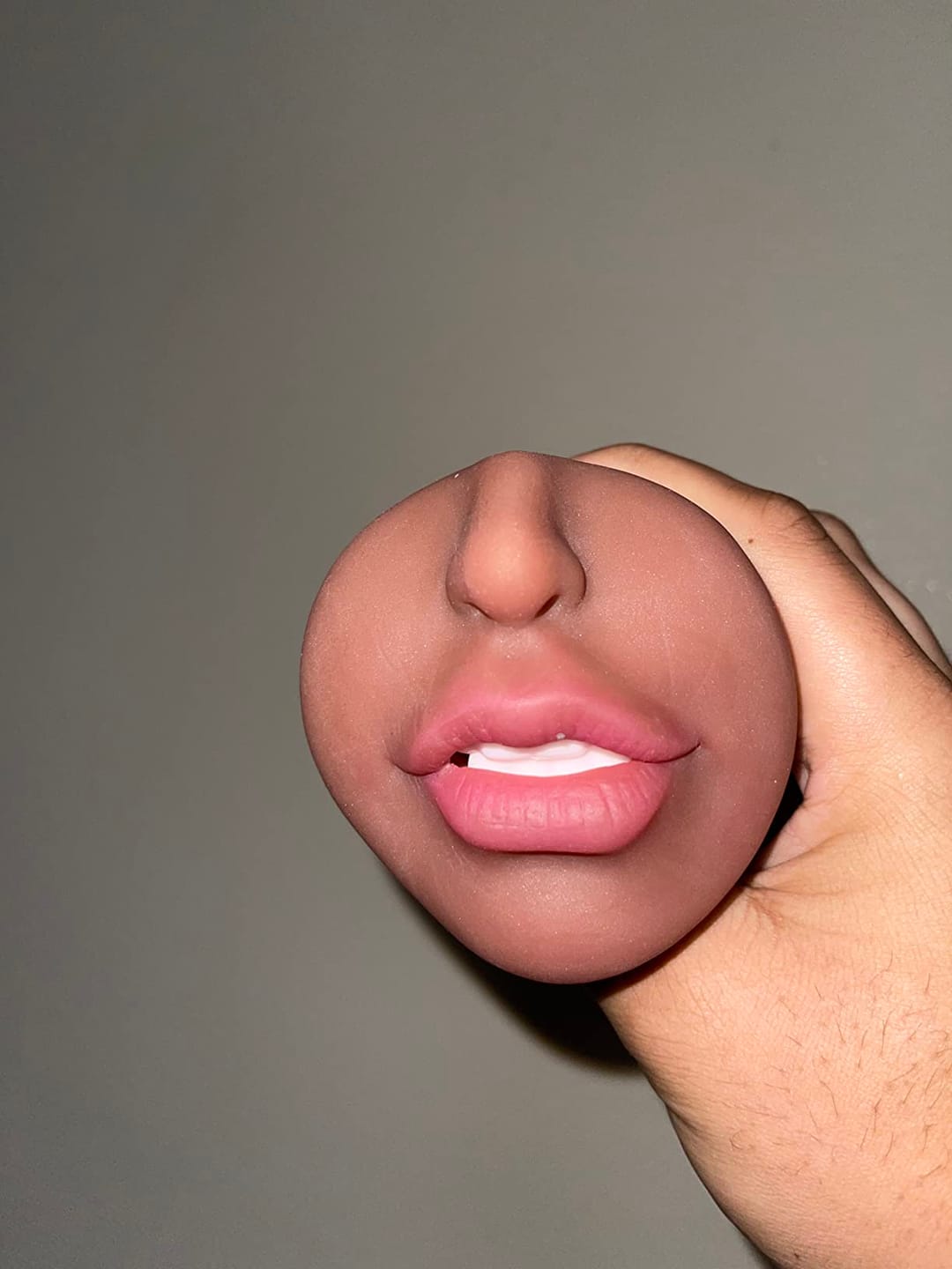 Customer photo review of Masturbateur Réaliste Bouche & Vagin & Anus Calandra