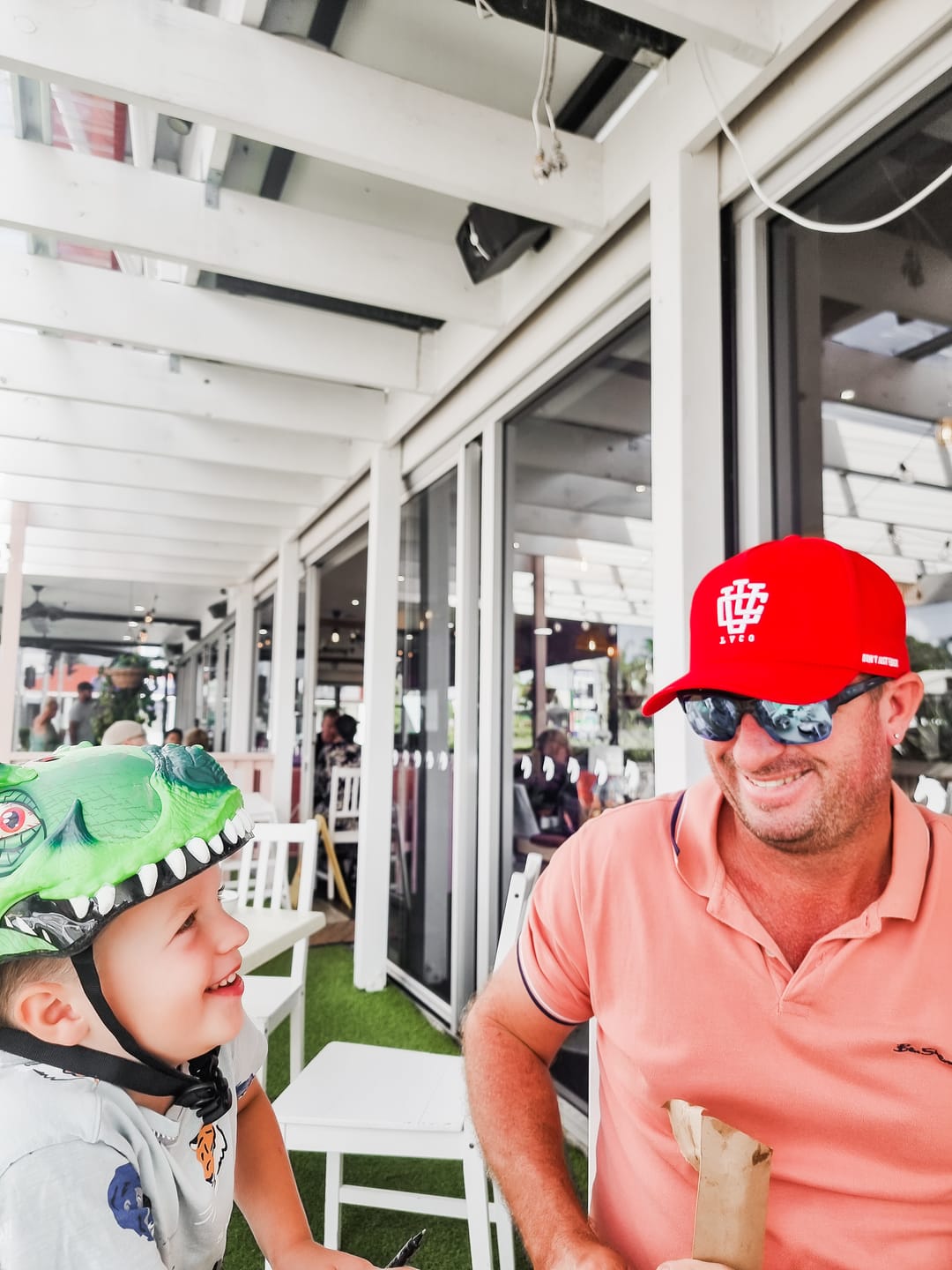 Customer photo review of LVCO "Blood Red" A-Frame Snapback