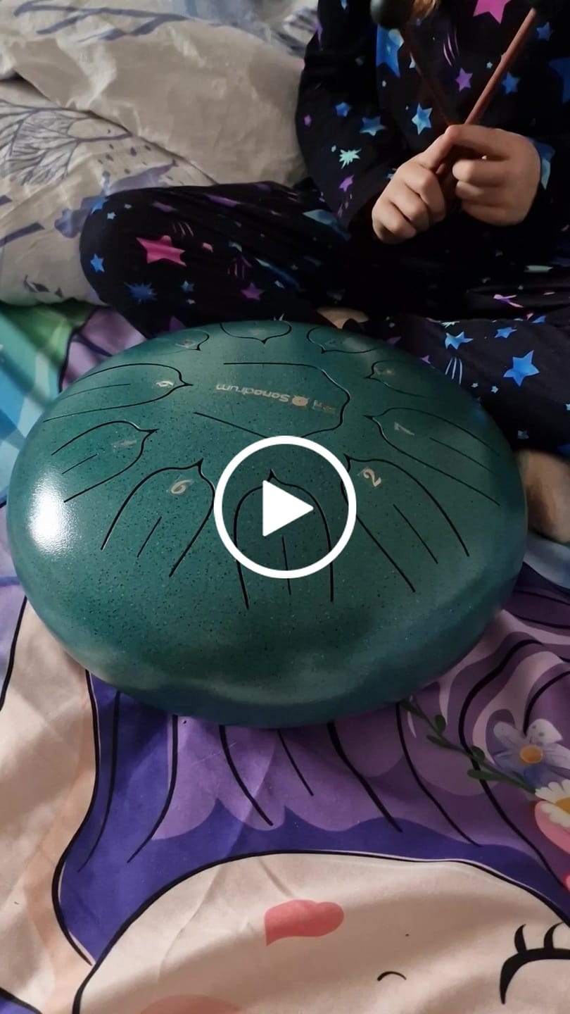 Customer video review of (NEU) Sonodrum Zungentrommel - "Standard" - Handgefertigt - 30cm - 11 Zungen - C-Dur