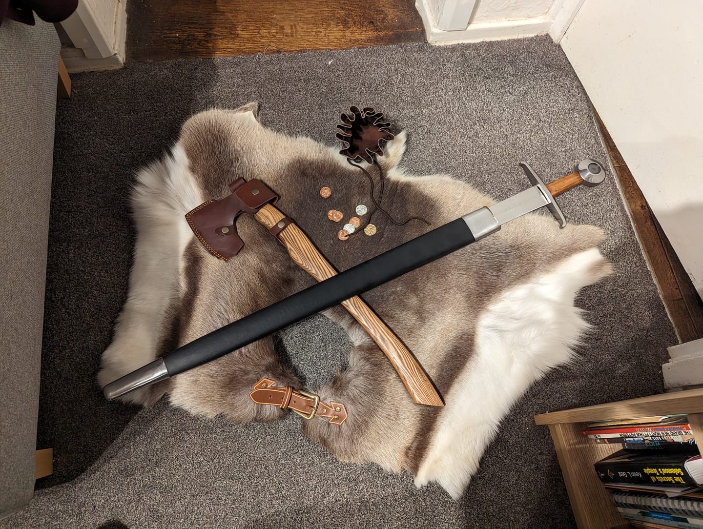 Customer photo review of Reindeer Hide Mantle