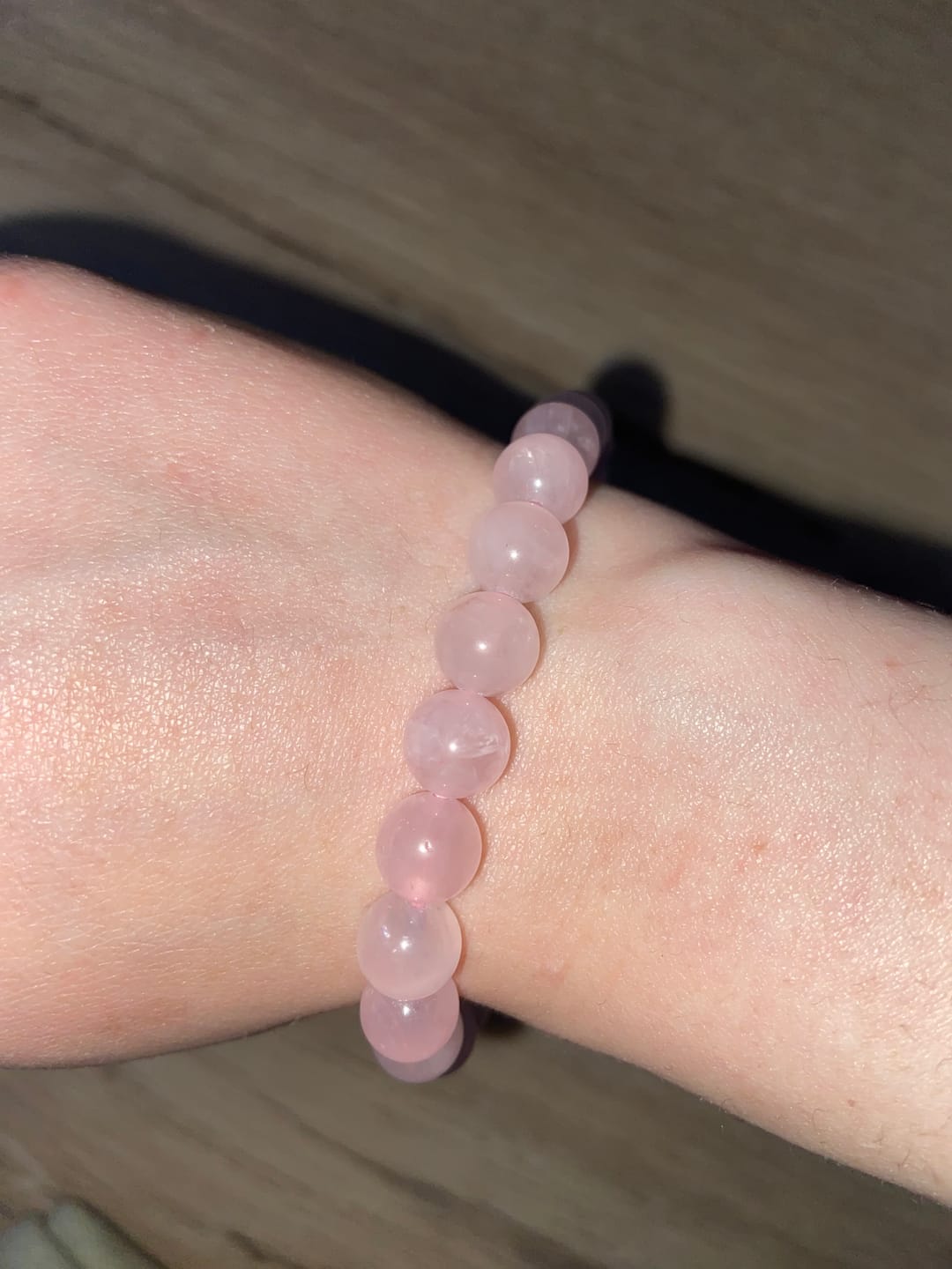 Customer photo review of Bracelet de Quartz Rose 8mm