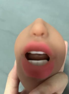 Customer photo review of Masturbateur Réaliste Bouche & Vagin & Anus Calandra