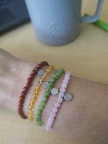 Customer photo review of Red Jasper Bracelet