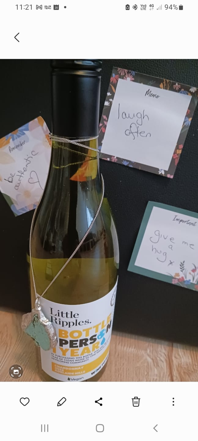 Customer photo review of Chardonnay - Single Bottle