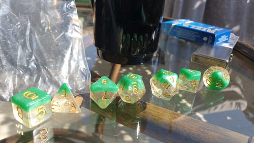 Customer photo review of Mystery Dice