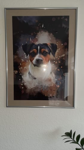 Customer photo review of Aquarell Pawtrait