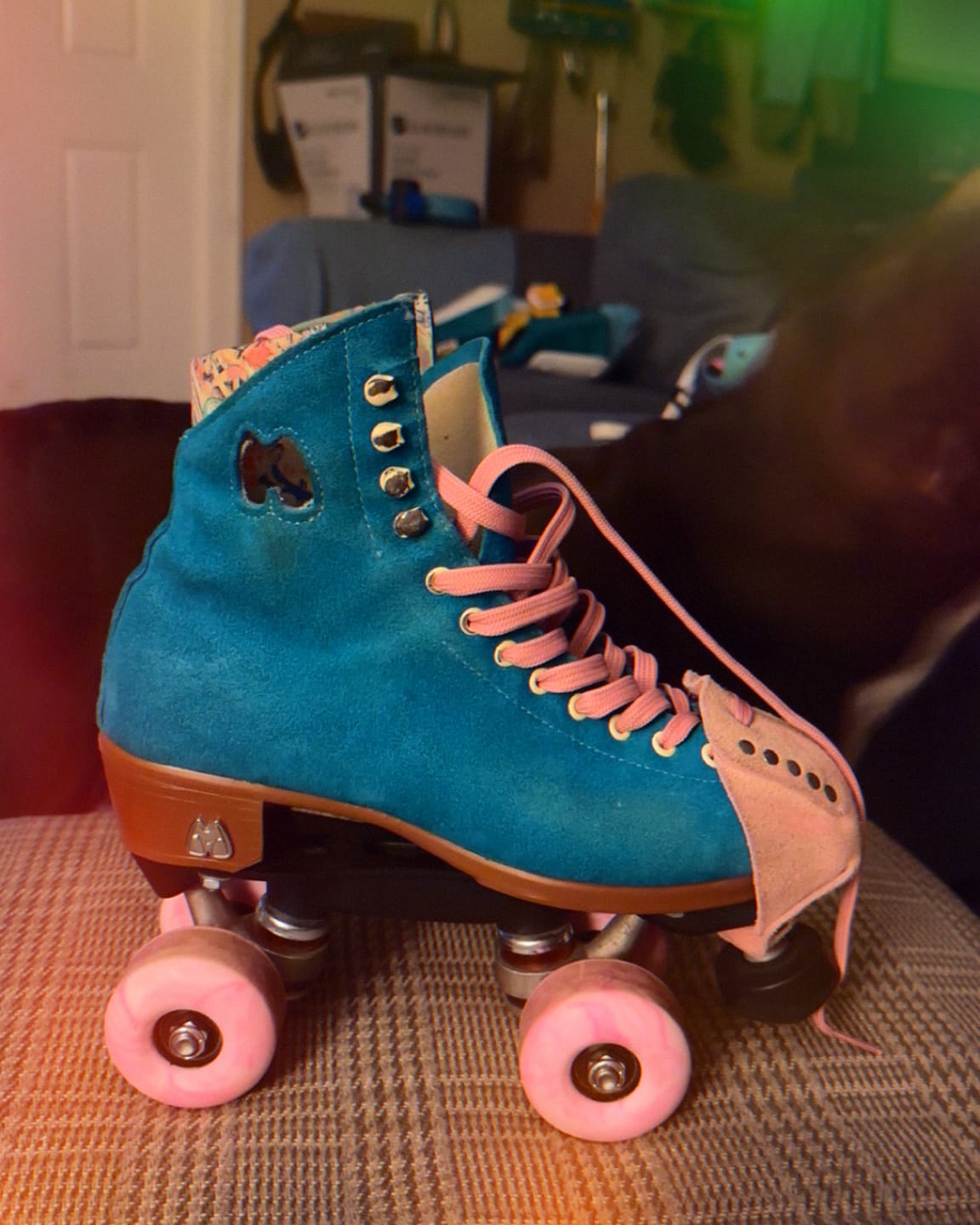 Customer photo review of Waxed Skate Laces 8mm