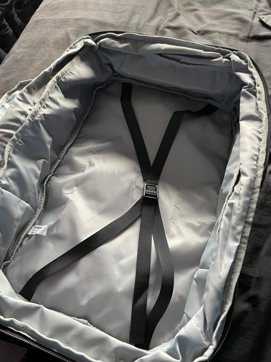 Customer photo review of Falco 40L Expandable Airline Approved Carry On Backpack
