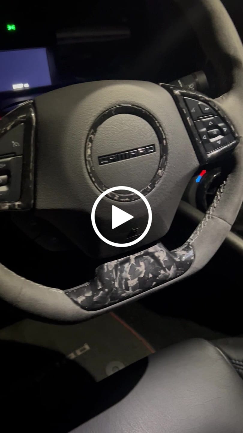 Customer video review of 2016-2024 Camaro Steering Wheel and Airbag Chrome Delete Covers