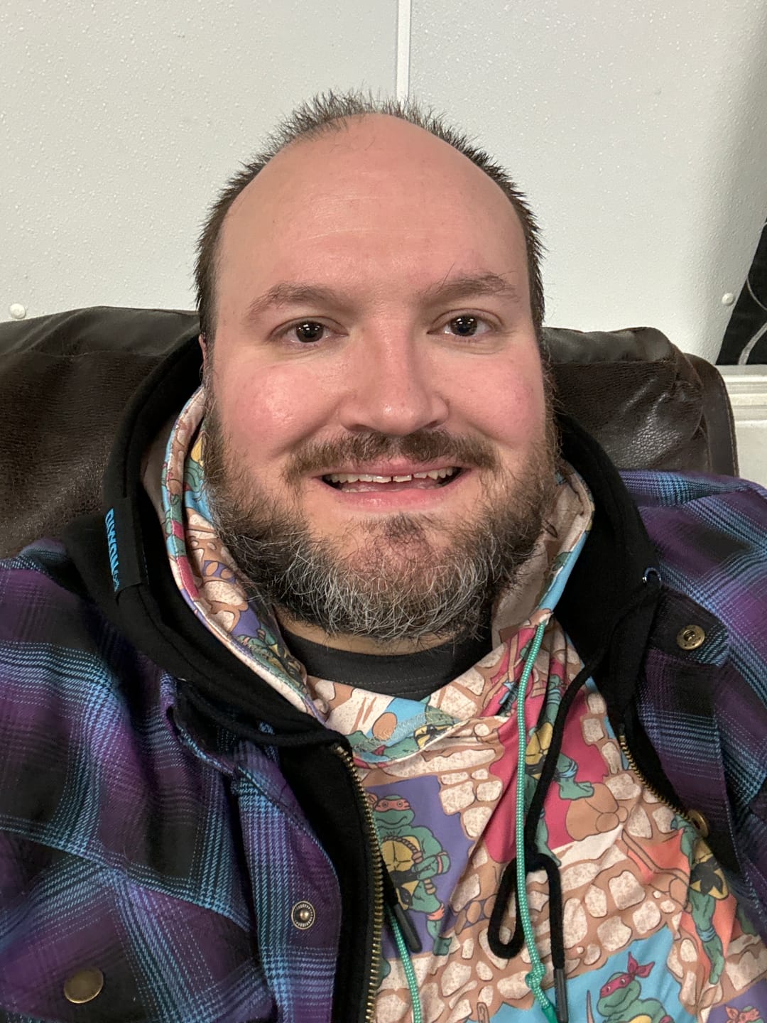 Customer photo review of Teenage Mutant Ninja Turtles "Cowabunga Covers" – Performance Hoodie