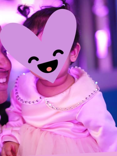 Customer photo review of Baby Girl Doll Collar Bow Mesh Princess Dress